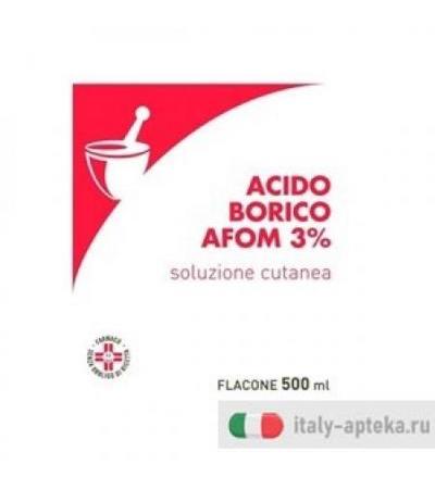 Acido Borico Afom 3% 500ml
