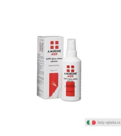Amukine Med Spray cutaneo 200ml 0,05%
