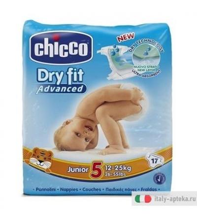 Chicco Pannolini Dry Fit Advance Junior 17 Pezzi