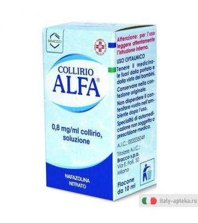 Collirio ALFA 10ml 0,8mg/ml