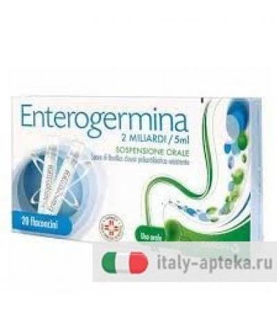 Enterogermina 20 Fialette Uso Orale 2Miliardi/5ml