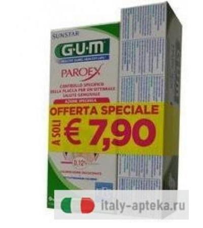 Gum Paroex Promo Clorexidina Colluttorio 0.12 + Dentifricio