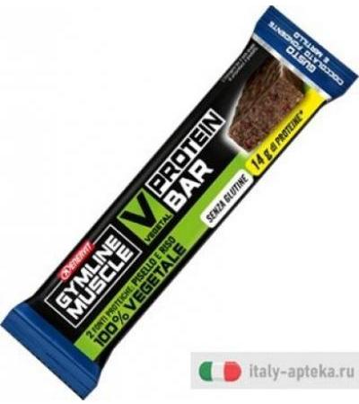 Gymline Muscle Vegetal Protein Barretta Cioccolato E Mirtillo 60g