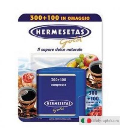 Hermesetas Gold 300+100 Compresse
