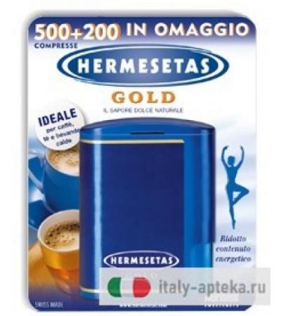 Hermesetas Gold 500+200 Compresse