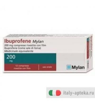 Ibuprofene Mylan*12cpr Rivestite 200mg