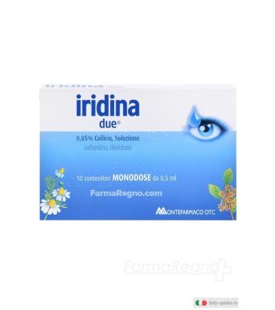 Iridina Due Collirio Monodose 10 Flaconi 0,5ml 0,05%