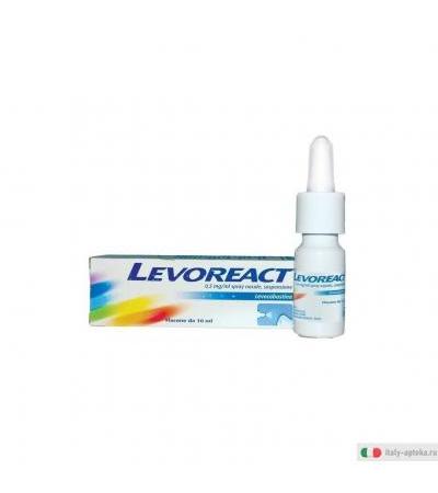 Levoreact Spray Nasale 10ml 0,5 mg
