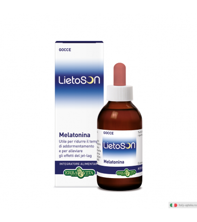 Lietoson Melatonina + B6 Gocce 30ml