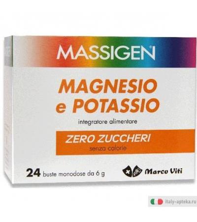Massigen Magnesio e Potassio Senza zuccheri - 24 buste