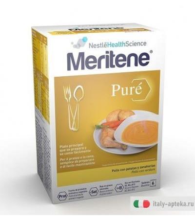 Meritene Pure'  Pollo E Verdure 6 X 75g