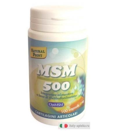 MSM 500 100 Capsule Vegetali