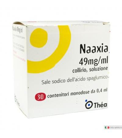Naaxia*Collirio 30Flaconcini 0,4ml Monodose 4,9%