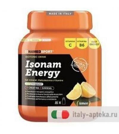 Named Sport Isonam Energy Lemon Polvere 480 Grammi
