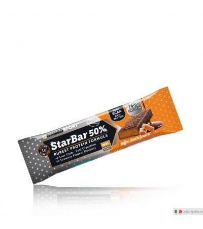 Named Sport Starbar 50% Protein Toffee Chock 50g