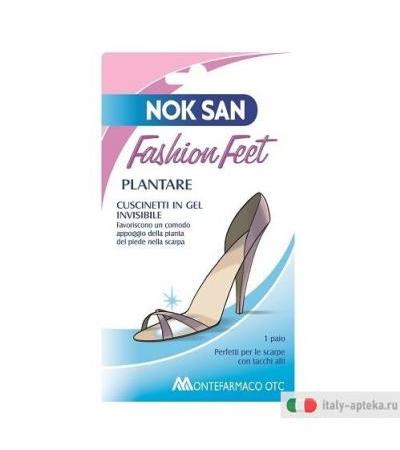 Nok San Fashion Feet Cuscinetti Gel Plantare 1 Paio