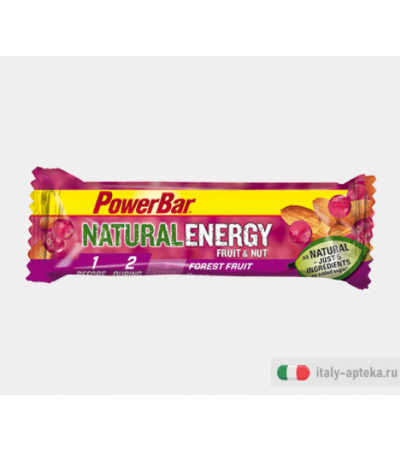 Powerbar Natural Energy Fruit&Nut Frutti Di Bosco 1 Barretta 40g