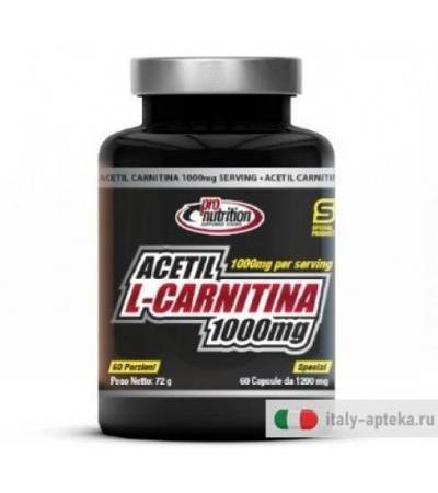 Pronutrition Acetil L-Carnitina 1000mg 60 Capsule