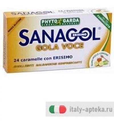 Sanagol Gola Voce Miele Limone 24 caramelle