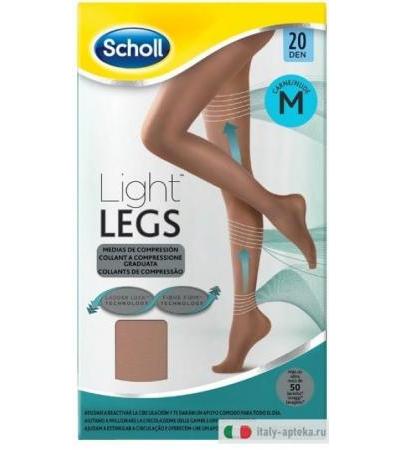 Scholl Light Legs Collant 20 Denari Taglia M Nude