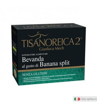 Tisanoreica 2 Bevanda Gusto Banana Split 4 Preparati