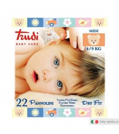 Trudi Baby Care Pannolini Midi 4/9KG