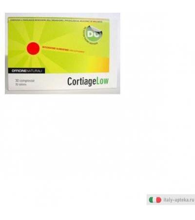 cortiage low integratore alimentare utile per svolgere una fisiologica azione adattogena e coadiuva le