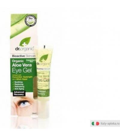 Dr. Organic Gel Contorno Occhi Aloe Vera. 15 ml