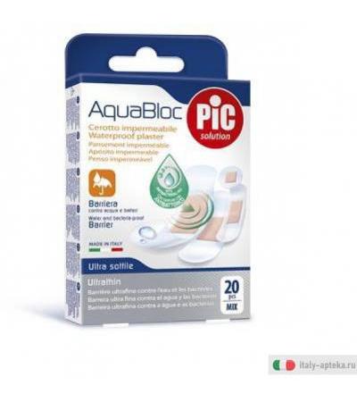 pic aquabloc cerotto impermeabile cerotto impermeabile con tampone con