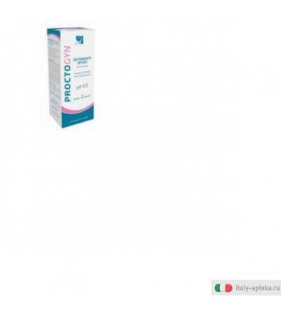 proctogyn detergente lenitivo a ph acido 4.5, specifico per l'igiene ano-genitale.
