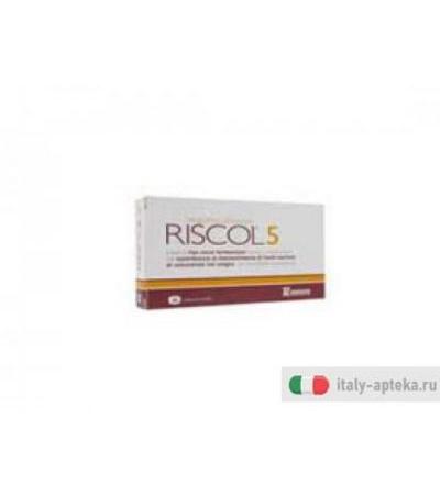 riscol 5 integratore alimentare a base di riso rosso fermentato titolato in monacolina k, con