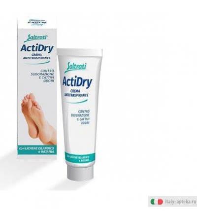 Saltrati Acti Dry Crema antitraspirante piedi contro I Cattivi Odori