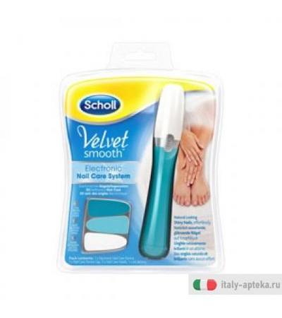 Scholl Velvet Smooth Kit elettronico Nail Care Mani e piedi