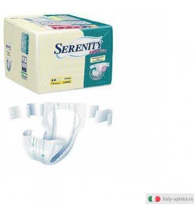 Serenity Soft Dry Veste Pannolone a Cintura extra taglia L 15 pezzi