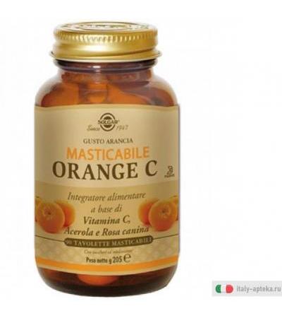 Solgar Orange C Integratore Vitamina C 90 Tavolette Masticabili