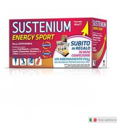 Sustenium Energy Sport Gusto Arancia 10 Bustine da 20 g