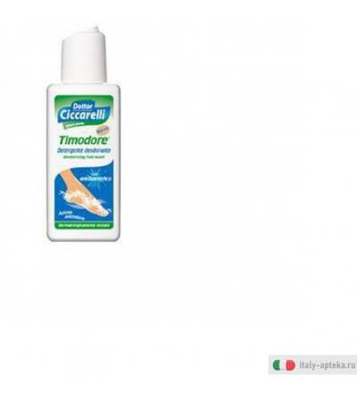 Timodore Detergente Deodorante piedi con antibatterico 200 ml