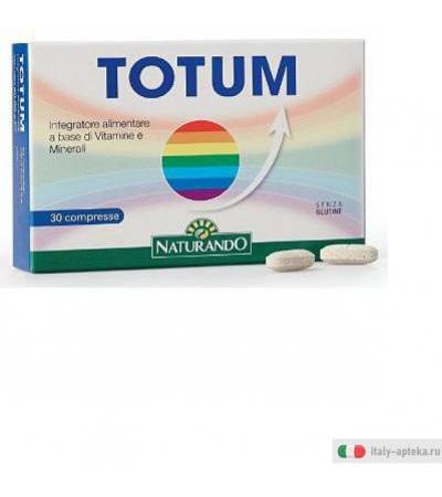 totum integratore alimentare a base di vitamine e minerali utile per