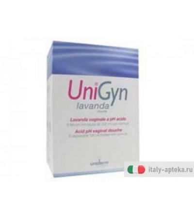 Uniderm Unigyn Lavanda Vaginale monouso 5 Flaconcini 100 ml