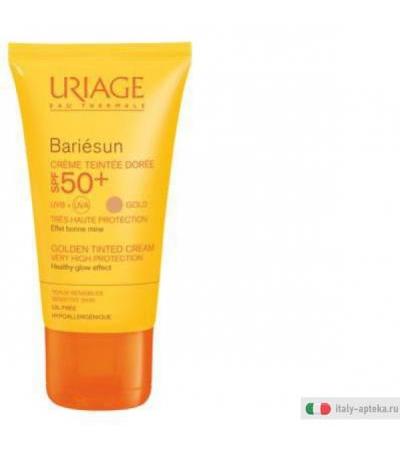 Uriage Bariesun Crema solare dorata protezione solare SPF 50+