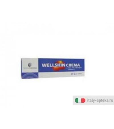 wellskin crema emulsione idro-lipidica olio in acqua, contenente urea, olio di borragine e vitamina e,