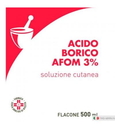 Acido Borico Afom3% 500ml