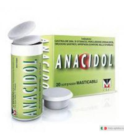 Anacidol 20 compresse Masticabili Tubo