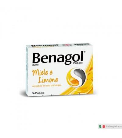 Benagol 16 pastiglie Miele Limone
