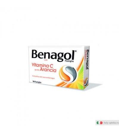 Benagol Vitamina C16 pastiglie Arancia