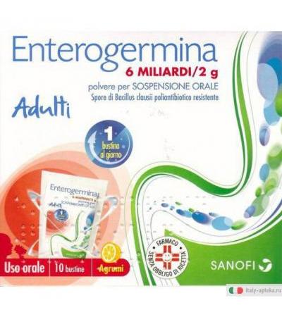 Enterogermina os 10bustine 6mld/2g