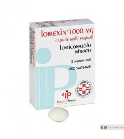 Lomexin 2capsule Molli Vaginali 1000mg
