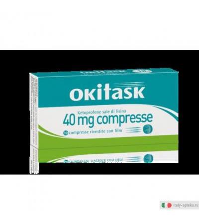 Okitask 10 compresse Rivestite 40 mg