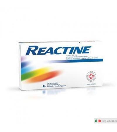 Reactine 6 compresse 5mg+120mg RP