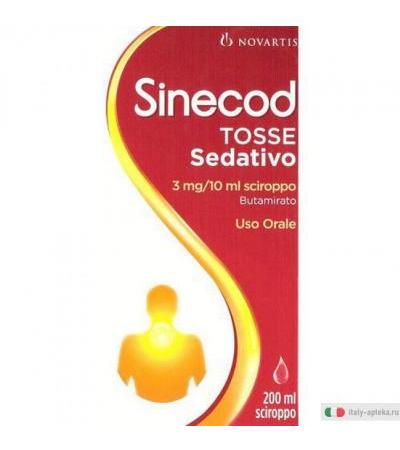 Sinecod Tosse Sciroppo Sedativo 200 ml